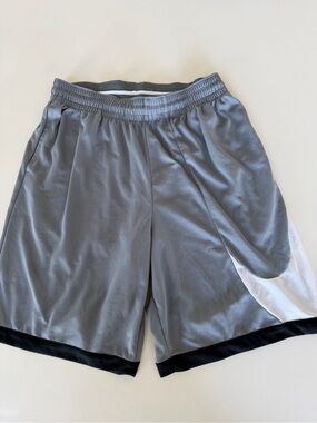 Nike Men's Athletic Shorts - Gray/White/Black